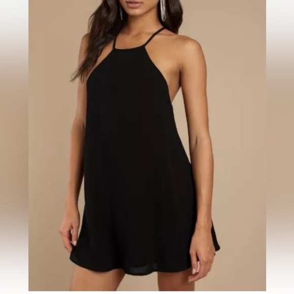Tobi Dresses & Skirts - EUC Tobi Backless Black Mini Dress